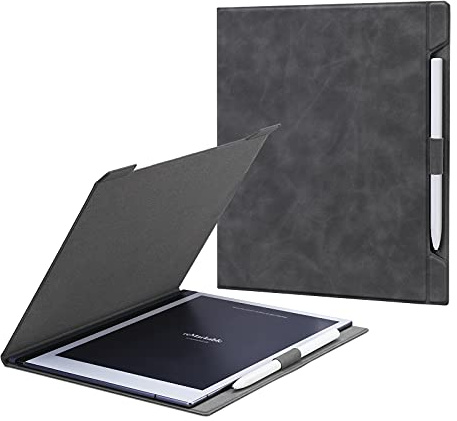 OLAIKE Hülle für Remarkable 2 Paper Tablet 10.3 2020, PU Leder Smart Cover mit Bulit-in Magnet, Book Folio Design mit Stifthalter (Exklusive Vorlagen bereitgestellt)