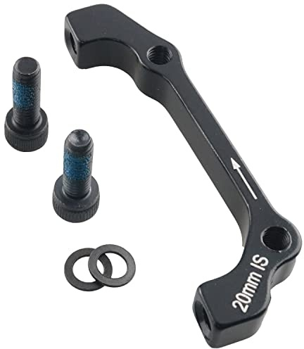 WHYHKJ 20mm Disc Brake Caliper Mount Adapter is to PM for Front 180mm Rear 160mm (1 x Bicycle Disc Brake Adapter + 2 x Screws + 2 x Spacers)