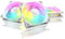 ASUS TUF Gaming TR120 ARGB Reverse Blade White Lot de 3 Ventilateurs de boîtier 3 en 1 (120 mm PWM, 2000 TR/Min, 2,75 mm H2O, 76,3 CFM, 16 LED RVB adressables Individuellement, Blanc)