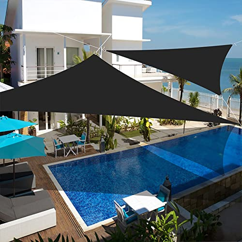 Hilftio Toldos para pergolas # 95% de tasa de sombreado y protección contra hasta un Muebles de Jardin Baratos Tela toldo terraza Piscina, Negro 6x6x6m