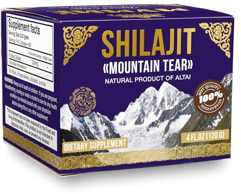 Shilajit Crème Balm Harz Altai-Gebirge Sibirien 120g