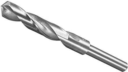 CoCud Ridotto Gambo Trapano Punta 15,5mm Taglio Tagliente 1/2 Gambo | Punte Trapano Elicoidali, Alta Velocità Acciaio 4241 Lucidato, per Alluminio Rame Legno Plastica