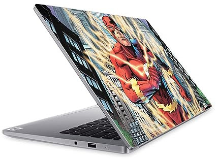Head Case Designs Offizielle The Flash DC Comics Flammpunkt Comic Kunst Vinyl Haut Aufkleber Abziehbild Abdeckung kompatibel mit Mi Notebook 14 (2020)