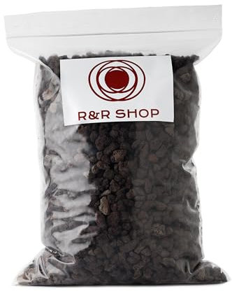 R&R SHOP – Lavastein, 100% natürlich, pH-neutral, ideal für Keimung, Belüftung, verbessert das Pflanzenwachstum, 5-15 mm (1L)