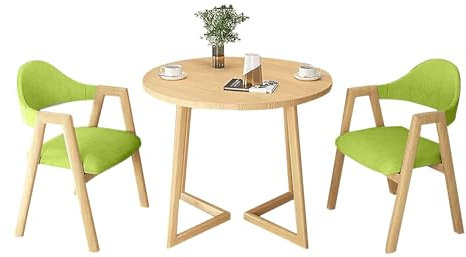 WRYsqbhjyb Esstisch Rund und Stühle, Wohnzimmertisch Modern Lässiger Couchtisch, Bistrotisch für Wohnzimmer, Esszimmer, Empfangsraum (Color : D, Size : 27.5in)