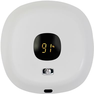 Seifenspender Automatisch, 300ml Wandbefestigung Ohne Bohren Elektrischer Seifenspender Automatischer Seifenspender Verstellbarer Schaumseifenspender Für Bad Küche Büro Schule (Blau) (Weiß)