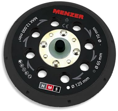MENZER Multi-Loch-Schleifteller 125 mm Soft | kompatibel mit Exzenterschleifer MENZER ETS 125 5.0 und 2.5