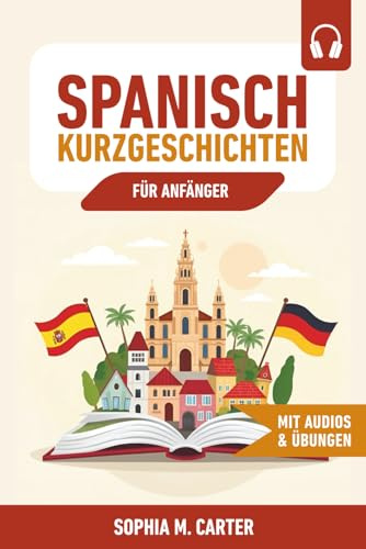 Spanisch Kurzgeschichten für Anfänger: 36 zweisprachige Geschichten (Spanisch–Deutsch) inkl. Audios, Vokabeln und Verständnisfragen - Spanisch lernen für Alltag, Reise & Beruf