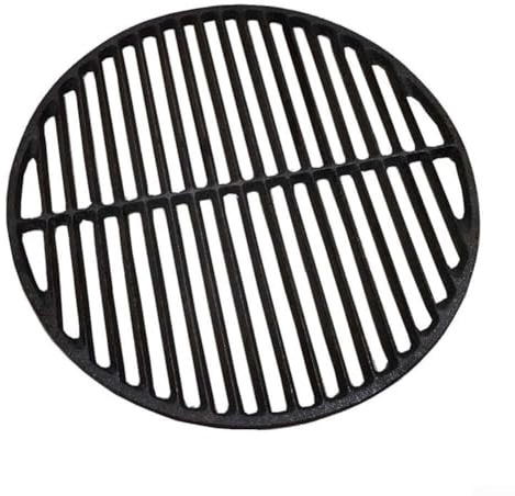Grille De Cuisson Ronde en Fonte, Remplacement Robuste pour Barbecues Au Charbon Et Au Gaz, Rétention De Chaleur Supérieure, Grille De Barbecue Résistante À La Rouille(45.7CM Grid Mesh)