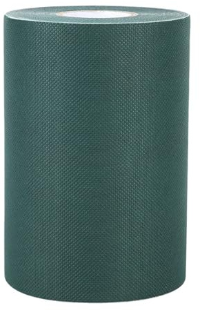 ZYFHYU Cinta para costura de césped artificial Cinta de césped sintético 150 mm x 10 m, cinta costura for artificial, adhesiva for, decoración jardín, verde/negro(Green)