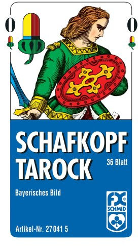 Ravensburger 27041 - Schafkopf/Tarock, Bayrisches Bild, 36 Karten in Faltschachtel