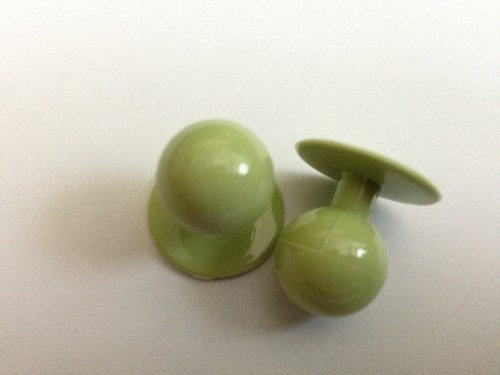 Kochknöpfe Kochknopf Kugelknöpfe Knöpfe à 12 Stück in Apfelgrün One Size,Apfelgrün