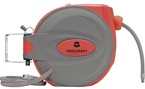 Enrouleur de tuyau pneumatique TOOLCRAFT 1499508 14 bar 10 m