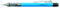 Tombow MONO graph mechanical pencil 0.7 mm, neon blue, HB, precise drawing with 4 mm tip, shaking mechanism, refillable eraser included [SH-MG43-R7]