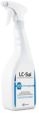 Disinfettante antisettico LC- SAL detergente ospedaliero ambienti, attivo virucida, Tubercolicida, Battericida, Micobattericida, Funghicida