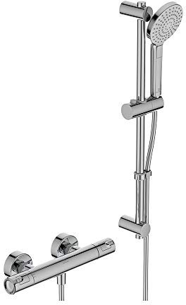 Ideal Standard Ceratherm T50 Thermostatic Shower Mixer with kit, Chrome, A7221AA