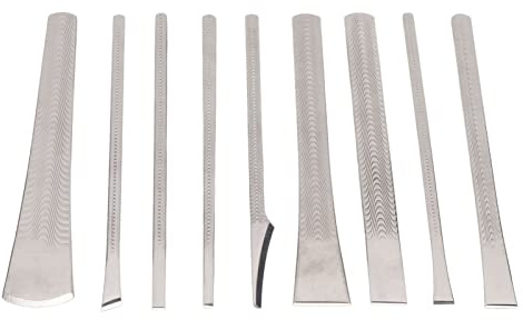 Set di Coltelli per Pedicure per Piedi, 9 Pezzi di Lama per Unghie Incarnite con Custodia, Coltelli per Unghie in Acciaio Inossidabile Rimozione Cuticole Kit Professionale per Riparazione Piedi per