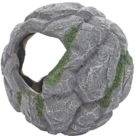 Hobby Aquaristik Terra Ball 1 I 6 x 6 x 6 cm I Ideale Brut- und Wohnhöhle I Keine Beeinflussung der Wasserqualität I Auch für Terrarien geeignet