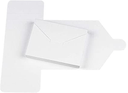 Weiße Faltschachtel Mailer C6, 162 x 114 x 20 mm, Recyclingkarton - 10er Pack