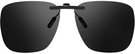 SIPHEW Polarisiert Clip on Sonnenbrille für Brillenträger Damen Herren, Hebelbrille Überbrille Clip on Normale Brille,Sonnenbrille zum Aufstecken UV400 Schutz