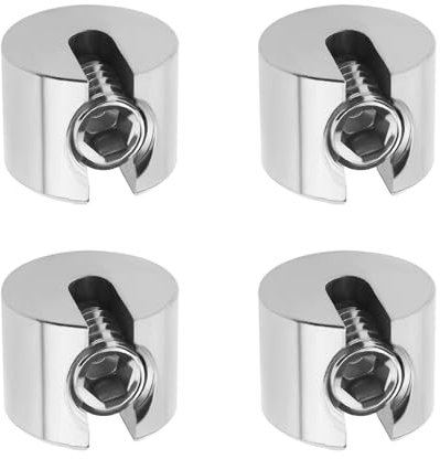 SG Store 4pcs M8x3mm Wire Rope Fixing Clip Stainless Steel Stop Clamp Wire Rope Clamp Non Slip Wire Rope Cable Clamps Clamp Stopper for Tension The Rope