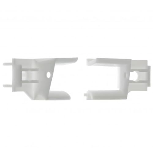 cyclingcolors 2x Persiana enrollable Tulipe modelo Polyréno ZF para lamas de 12 a 15mm PVC blanco Embudo Guía guía Protección Universal Accesorio Persiana