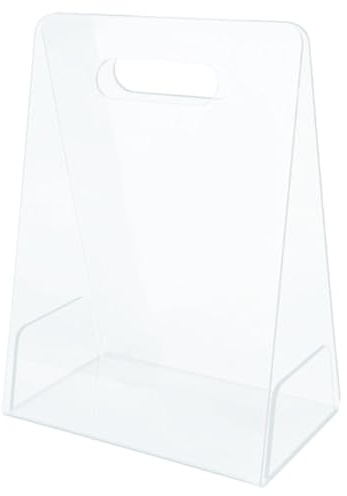 Shurzzesj Bolsas de flores transparentes, jarrón de bolso, jardinera transparente de alta calidad | Caja de flores transparente de acrílico, caja de embalaje portátil, jarrón transparente, caja