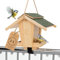 Vogelhaus zum Aufhängen Vogelfutterhaus - Vogelfutterspender Vogelhaus Balkon Futterhaus für Vögel Vogelhäuschen Futterspender Vögel Vogelfutterstation