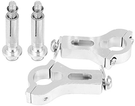 lvifloae Protège-Mains de Moto 22mm Protège-Mains de Moto Kit de Montage de Pince de Graisse Kit d'accoudoir de Main Courante latérale de Moto Composant de Moto Accessoire de