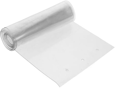 HEATSHAKING Cortina De Puerta Transparente De Aire Acondicionado Aislante Térmico Cortina De Plástico para Cocina y Almacenes Fácil Instalación Sin Perforaciones De Grosor
