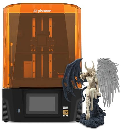 Phrozen Sonic Mighty Revo 16K LCD Resin 3D Drucker, 10,1 Mono-LCD, Auflösung 14 × 19 µm, Bauraum 211 × 118 × 235 mm, EIN-Tasten-Kalibrierung, Fehlererkennung, App-Steuerung für mehrere Drucker
