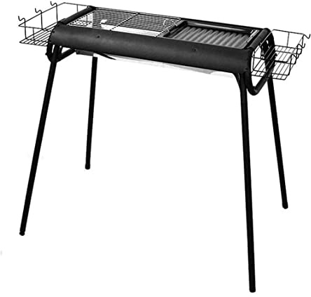 Barbecue pieghevole portatile a carbonella per cucinare all'aperto, campeggio, picnic