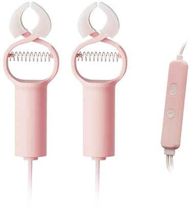 Kutocesy Vibratore Con Pinze Per Capezzoli Con Connessione USB Per La Stimolazione Dei Capezzoli E Del Clitoride Pinze Per Capezzoli Giocattoli Bdsm Estremi Per Donne (Pink)
