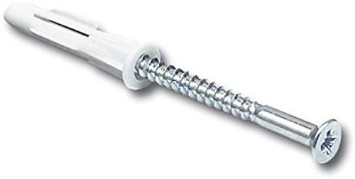 Element System SCHRAUBEN - Kreuz-Schrauben und Dübel für 1- und 2-reihige Wandschienen von Element System - 18 Stück Schrauben + 18 Stück Dübel