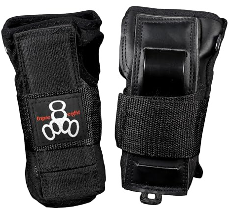 Triple 8 Saver Series Wristsaver II - Slide On Wrist Guard (Black, Junior)