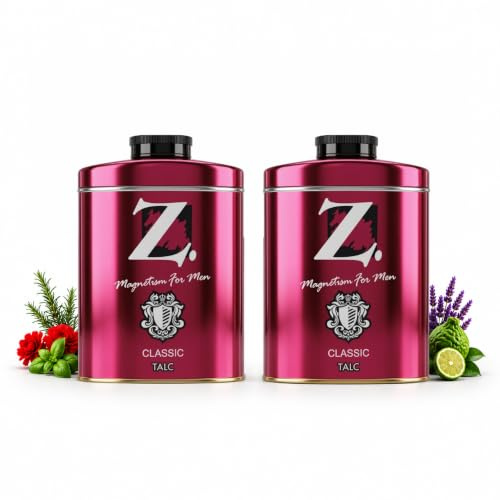 Z Talc Powder. Magnetism for Men, Ultimate Fragrance for Men 200g