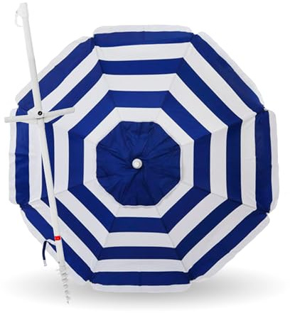 CREVICOSTA QUALITY MARK MARCAS DE CALIDAD - Sombrilla 180 Acero TINDADO con Espiral (Marina)