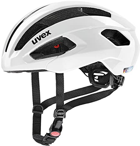 uvex rise - sicherer Performance-Helm für Damen und Herren - individuelle Größenanpassung - optimierte Belüftung - white - 52-56 cm