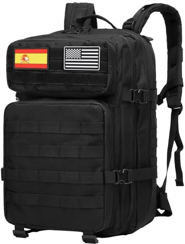 Delgeo Mochila Tactica 45L Militar,Gran Capacidad Mochila,Plegable Impermeable Mochila Para Montañismo,Senderismo,Camping y Viajes