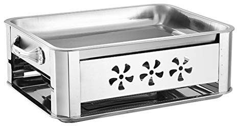 Stainless Steel Grilled Fish Pan BBQ Grill Fish Roaster Grill Home Fish Stove Grilled BBQ Charcoal Grilled Fish Stove
