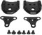 Focket Fahrrad Cleats Fahrradschuh Cleat Cover, Zehenkäfig Pedale Indoor Cycling Spin Bike und Rennrad Cleat Set für Clipless Pedal und Fahrradschuhe, Fahrradpedal Adapter Konverter