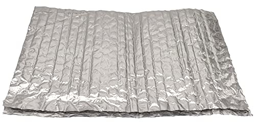 Pack 10 Paneles Aislantes Térmicos Reflexivos de Aluminio 100x60cm Burbujas | Favorece el ahorro energético. Ideal para cubrir superficies amplias en radiadores, armarios y cajones de persiana.
