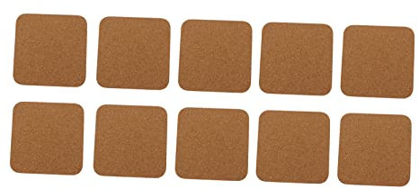 Cabilock 20 Piezas Posavasos de Madera de Bricolaje Cork Coaster corchos de Vino Posavasos Madera Posavasos Corcho Almohadilla para Hornear Posavasos Hecho a Mano portavasos Decorar