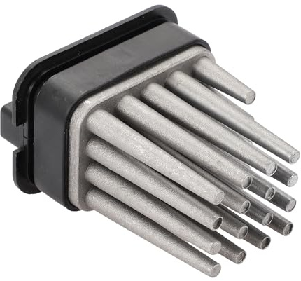 Motoforti HVAC Gebläsemotorwiderstand Heizgebläsewiderstand für Opel Corsa D - Alle Der Baujahre 2006-2014 Metall ABS Nr.90512510 Grau