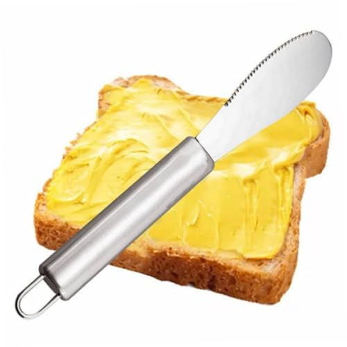 Garneck 6st Butterstreicher Aus Edelstahl Pizza-käse- Sandwich-cremestreuer Sahnemesser Kuchen- Und Tortenheber Gerade Breiter Butterstreicher Marmeladenverteiler Tortengussspatel