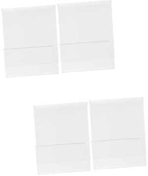 Gatuida 4stücke Transparente Acryl Form Preisschilder Halter Für Einzelhandel Installieren Für Restaurants Schulen Supermärkte Und Mehr