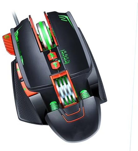 Housoutil Souris De Jeu sans Fil USB - Design Forme Ergonomique Adaptée Aux Ordinateurs Portables À La Maison Bureau Et