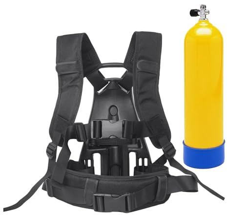 Genérico Mochila Tanque De Oxígeno - Mochila Transporte de Oxígeno - Soporte para Tanque - para Viajes, Aire Libre, Entrenamiento, Espacios Públicos, Orilla, Y Piscina