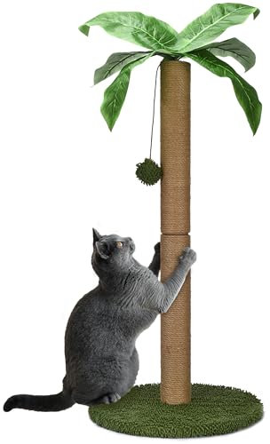 Cat Pfotenolymp Kratzstamm Für Katzen - Stehender Kratzbaum Hoch Baum Kratzmatte Post Für Indoor-aktivität, Spiel, Intelligente Interaktive Möbel Spielzeug Für Innen Klein Kätzchen Haustiere