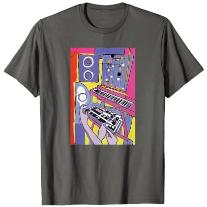 Analoger Vintage-Modular-Synthesizer T-Shirt
